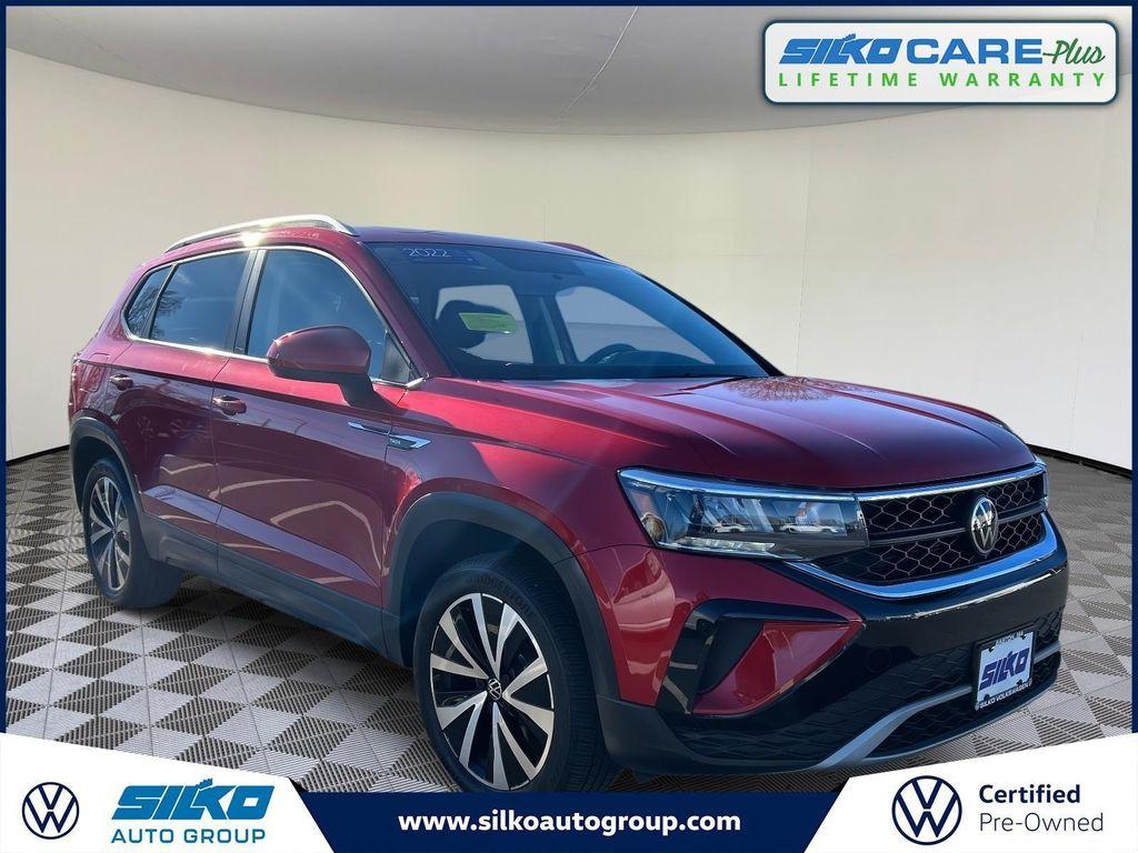 used 2022 Volkswagen Taos car, priced at $20,385