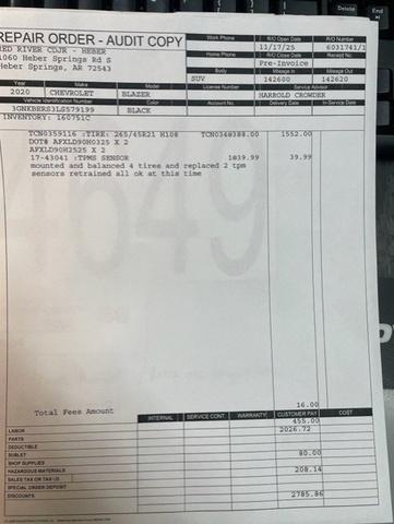 used 2020 Chevrolet Blazer car, priced at $15,743