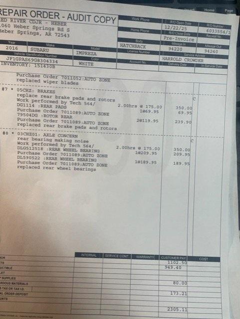 used 2016 Subaru Impreza car, priced at $14,950