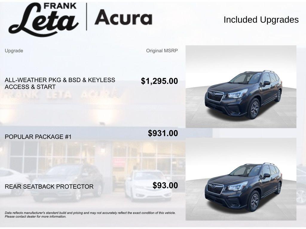 used 2019 Subaru Forester car, priced at $20,987