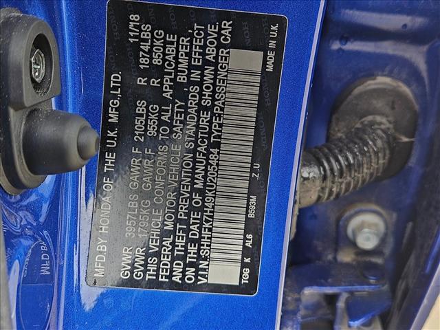 used 2019 Honda Civic car, priced at $19,995