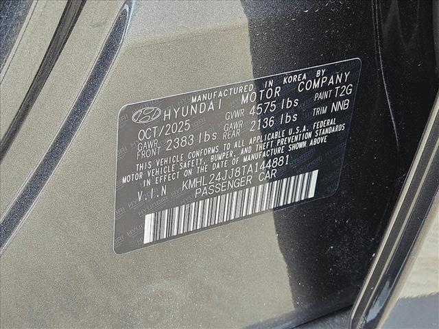 used 2026 Hyundai Sonata Hybrid car, priced at $26,720