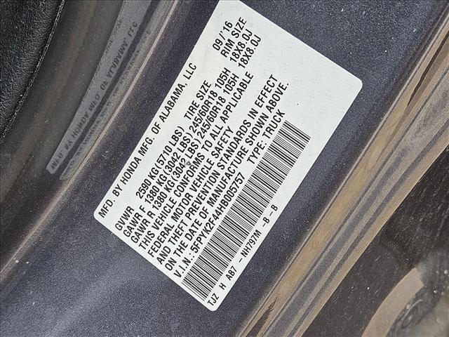 used 2017 Honda Ridgeline car, priced at $18,495