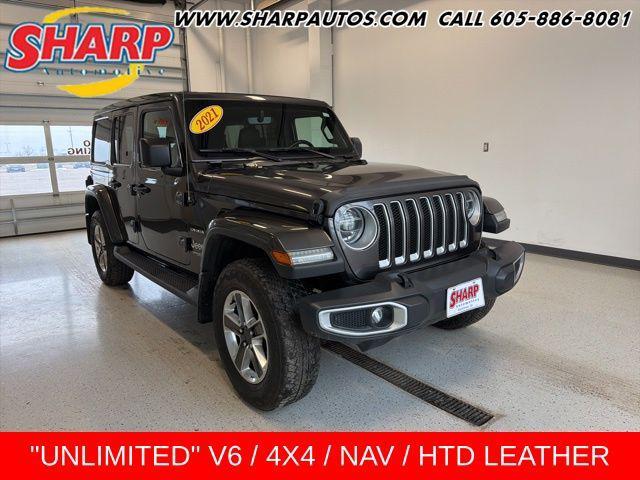 used 2021 Jeep Wrangler Unlimited car, priced at $31,880