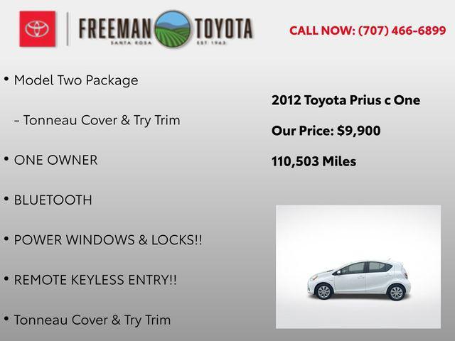 used 2012 Toyota Prius c car, priced at $9,900