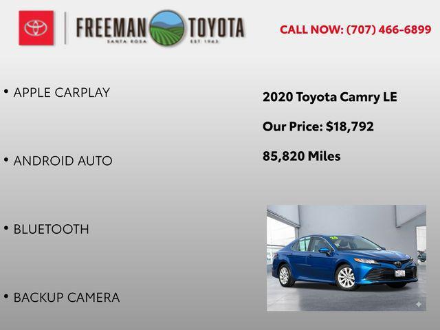 used 2020 Toyota Camry car, priced at $18,792