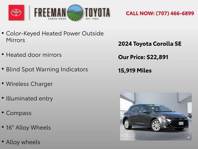 used 2024 Toyota Corolla car, priced at $22,891