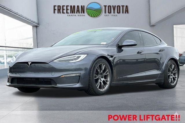 used 2021 Tesla Model S car, priced at $49,992