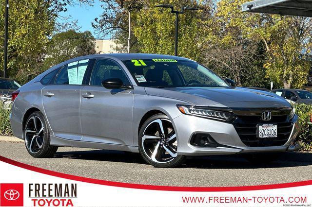 used 2021 Honda Accord car, priced at $20,593