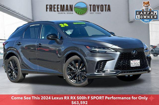 used 2024 Lexus RX 500h car, priced at $63,592