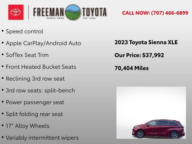 used 2023 Toyota Sienna car, priced at $37,992