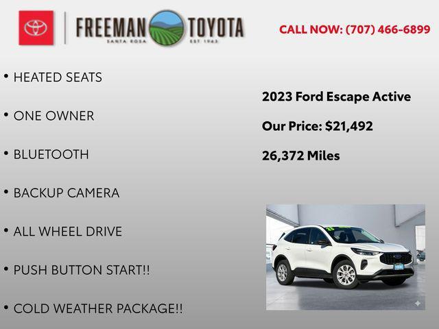 used 2023 Ford Escape car, priced at $21,492