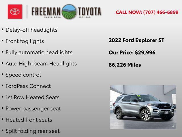 used 2022 Ford Explorer car, priced at $29,996