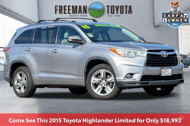used 2015 Toyota Highlander car, priced at $18,992