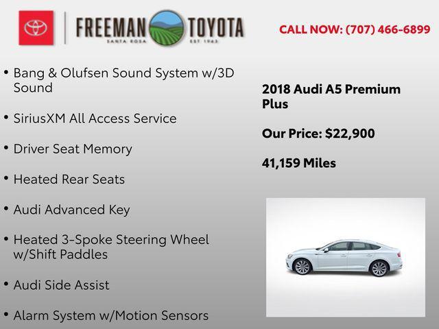 used 2018 Audi A5 car, priced at $22,900