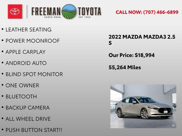 used 2022 Mazda Mazda3 car, priced at $18,994
