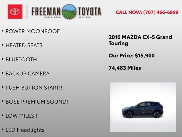 used 2016 Mazda CX-5 car, priced at $15,900