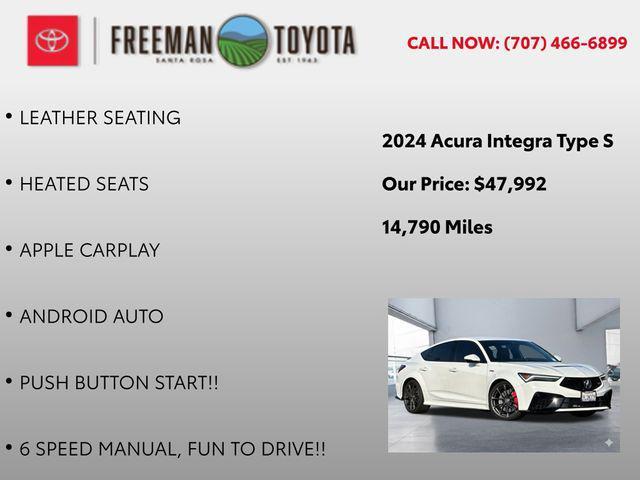 used 2024 Acura Integra car, priced at $47,992