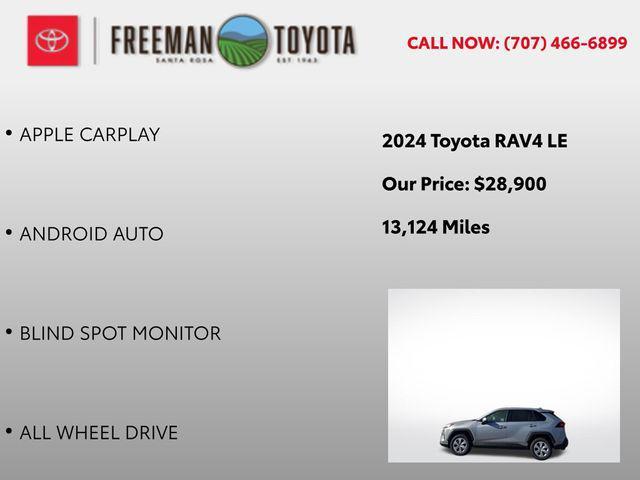 used 2024 Toyota RAV4 car, priced at $28,900