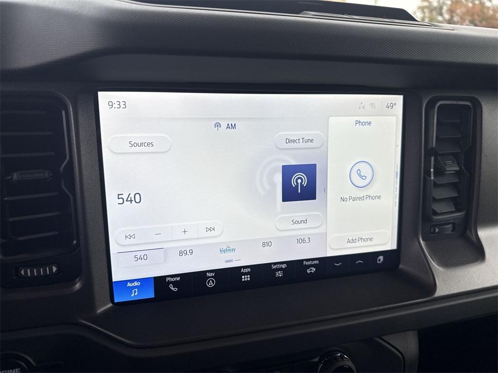 new 2025 Ford Bronco car, priced at $46,570