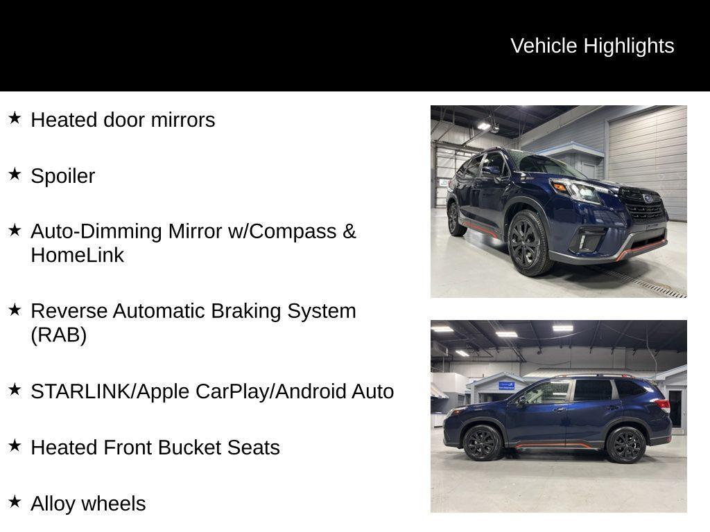 used 2022 Subaru Forester car, priced at $24,402