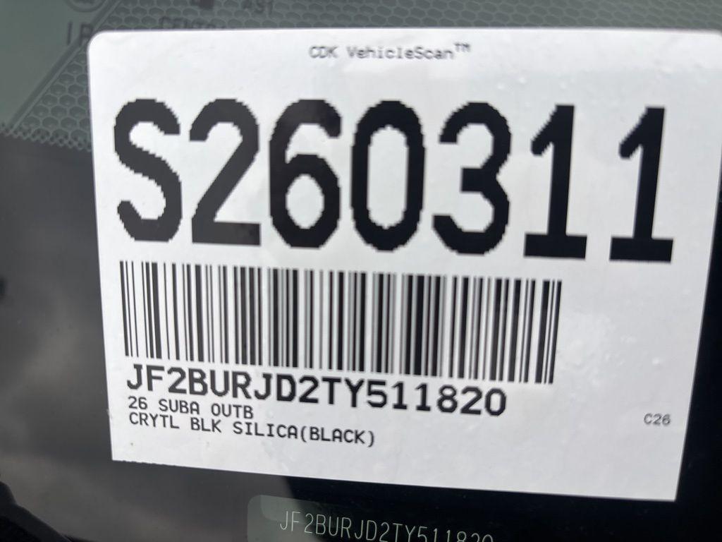 new 2026 Subaru Outback car, priced at $50,577