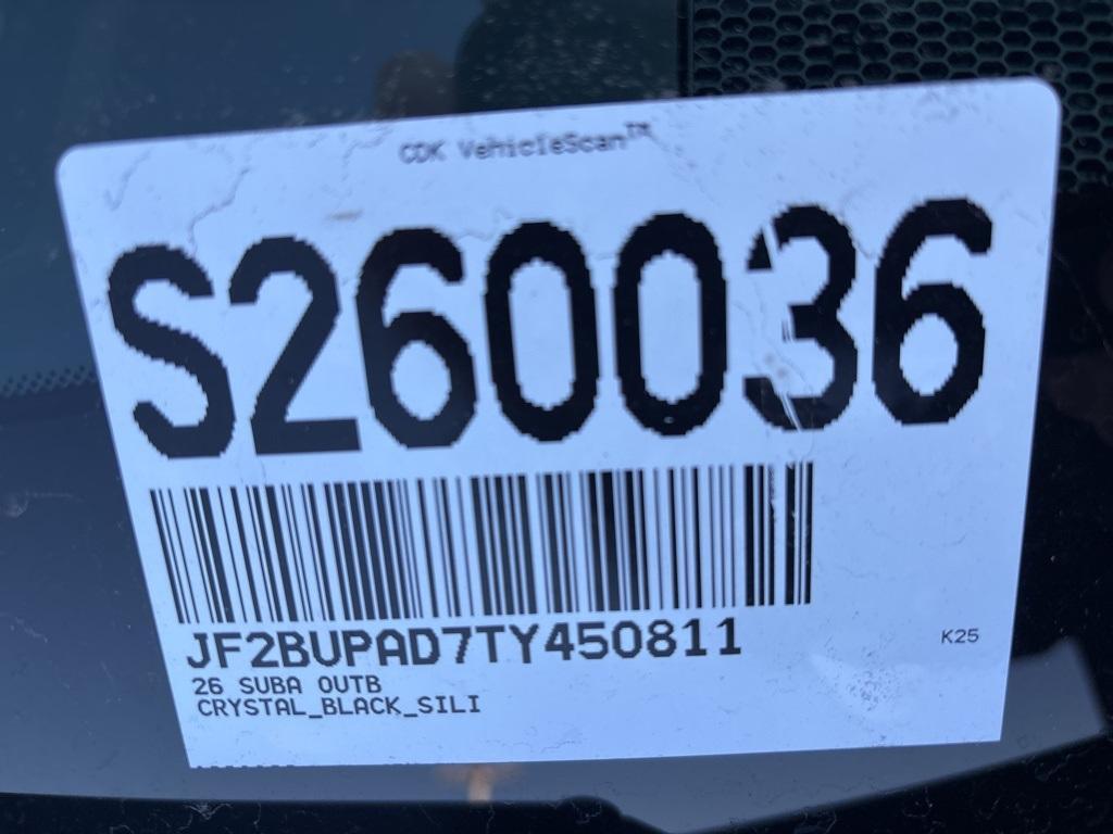 new 2026 Subaru Outback car, priced at $37,094