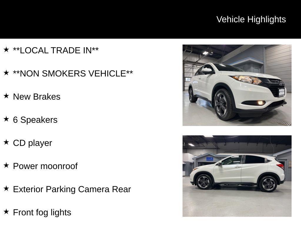 used 2018 Honda HR-V car, priced at $19,392
