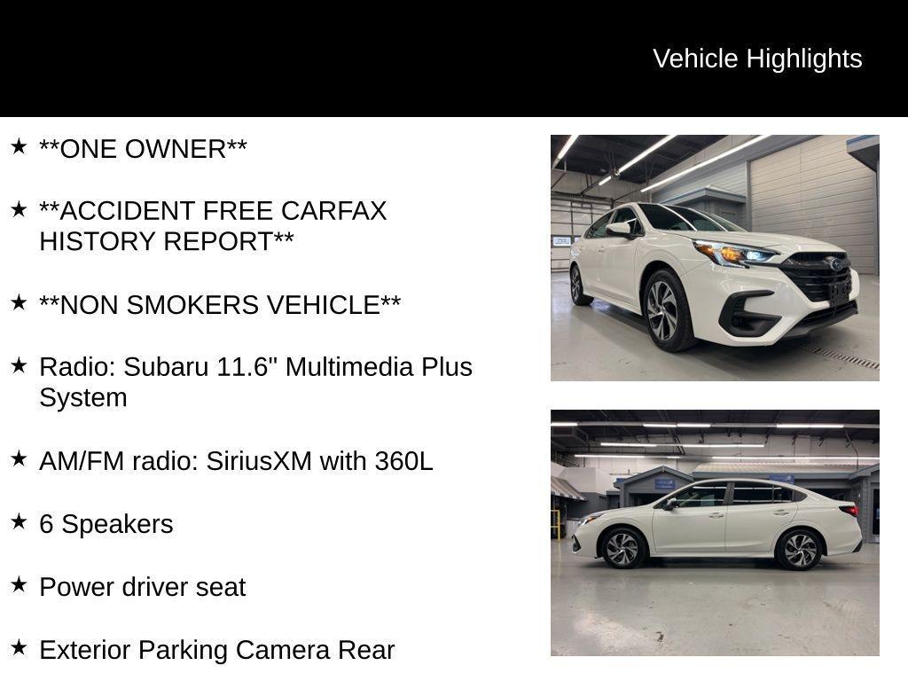 used 2025 Subaru Legacy car, priced at $26,995