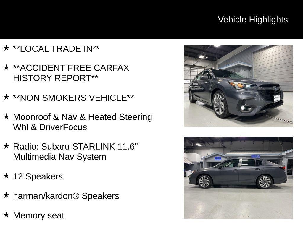 used 2024 Subaru Legacy car, priced at $26,995