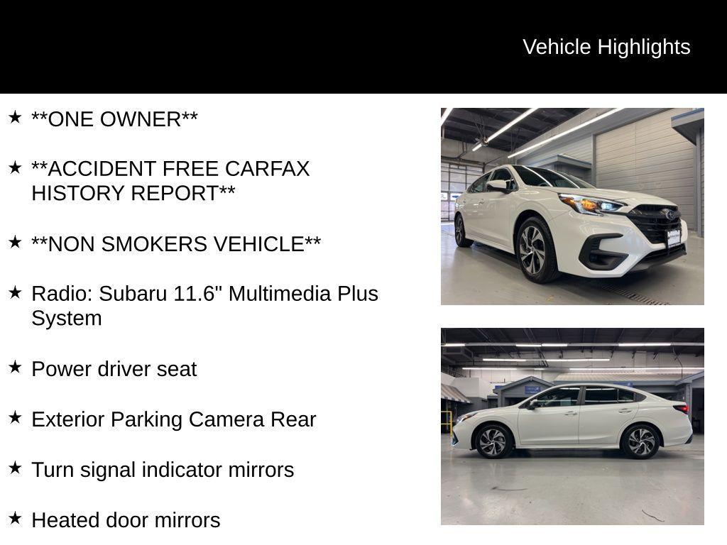 used 2025 Subaru Legacy car, priced at $26,825