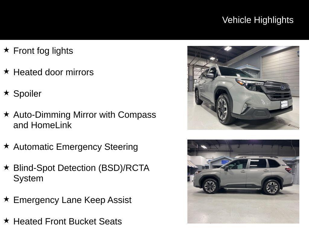 used 2026 Subaru Forester car, priced at $34,407
