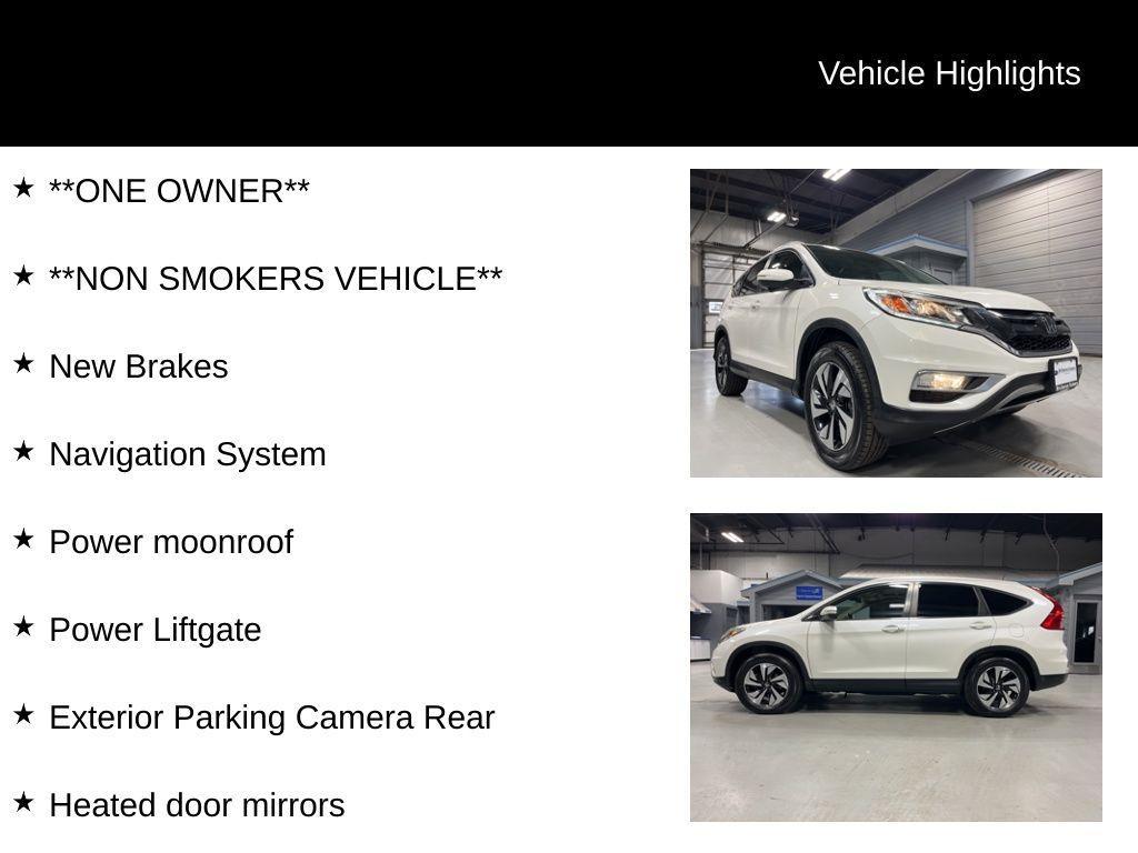 used 2016 Honda CR-V car, priced at $19,995