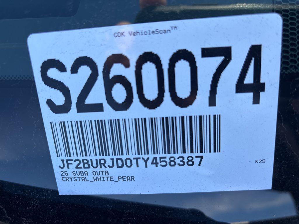 new 2026 Subaru Outback car, priced at $50,376