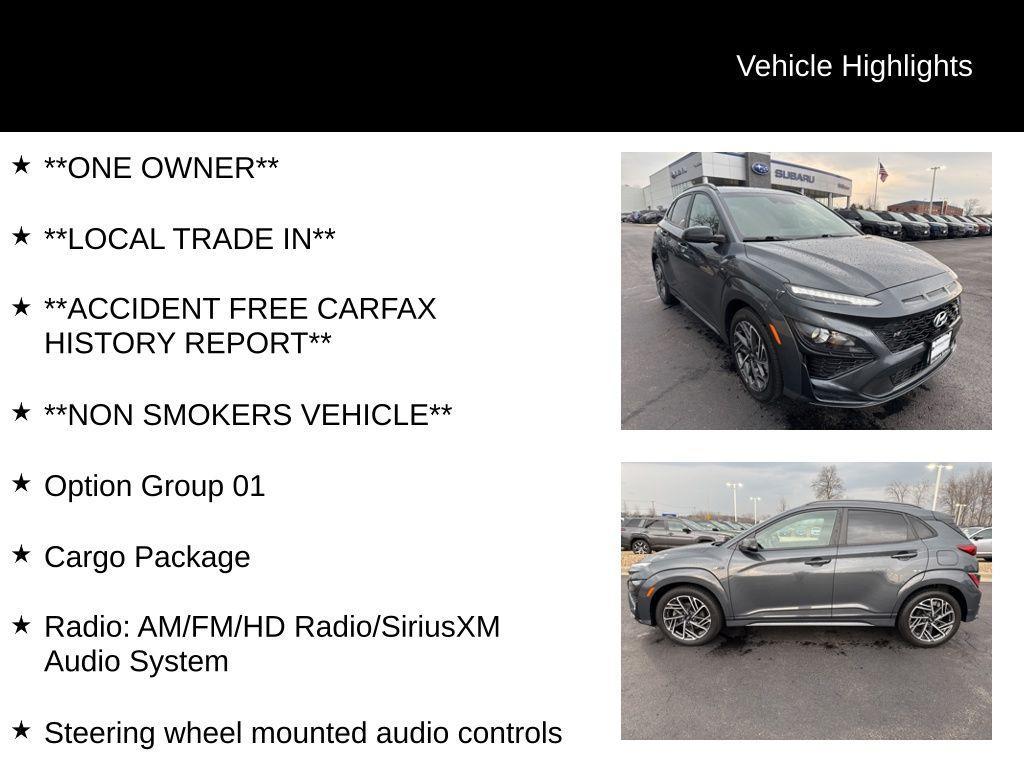 used 2022 Hyundai Kona car, priced at $18,382