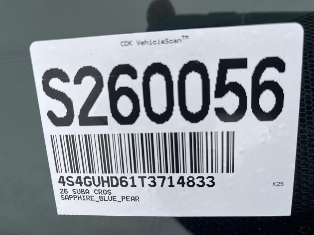 new 2026 Subaru Crosstrek car, priced at $32,534