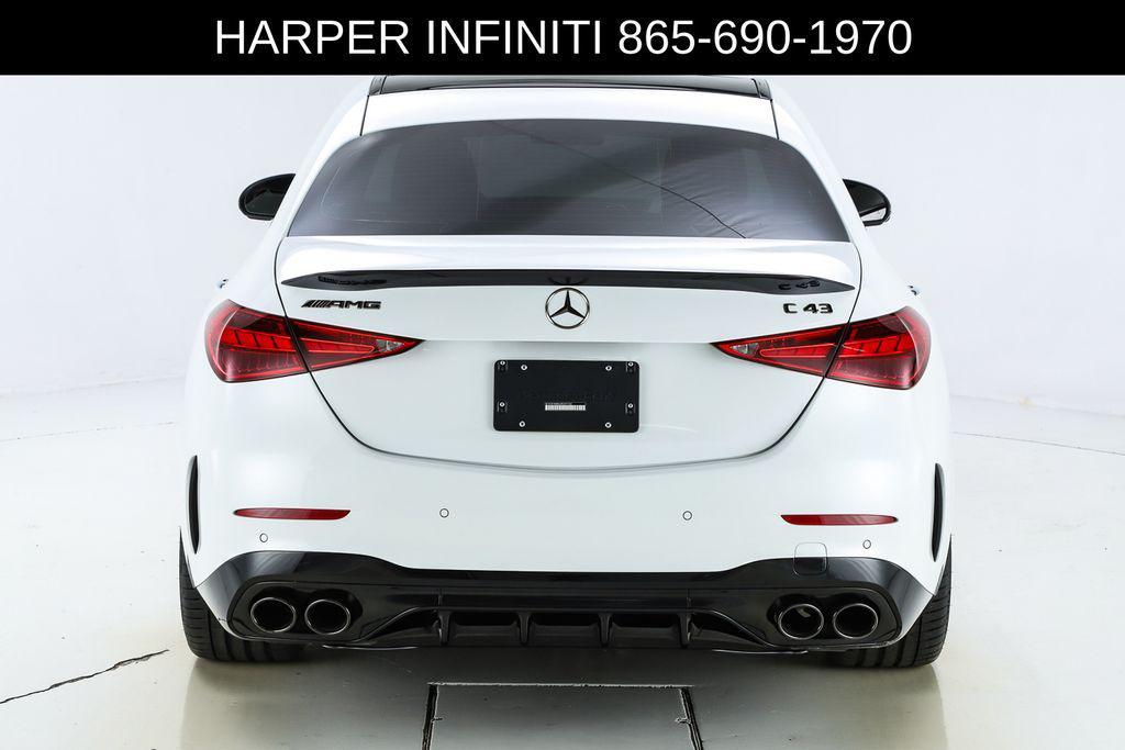 used 2025 Mercedes-Benz AMG C 43 car, priced at $52,987