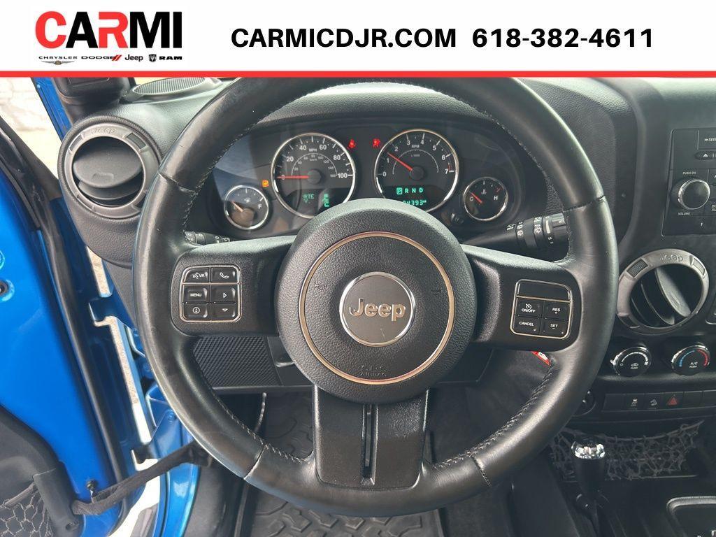 used 2015 Jeep Wrangler Unlimited car, priced at $19,995