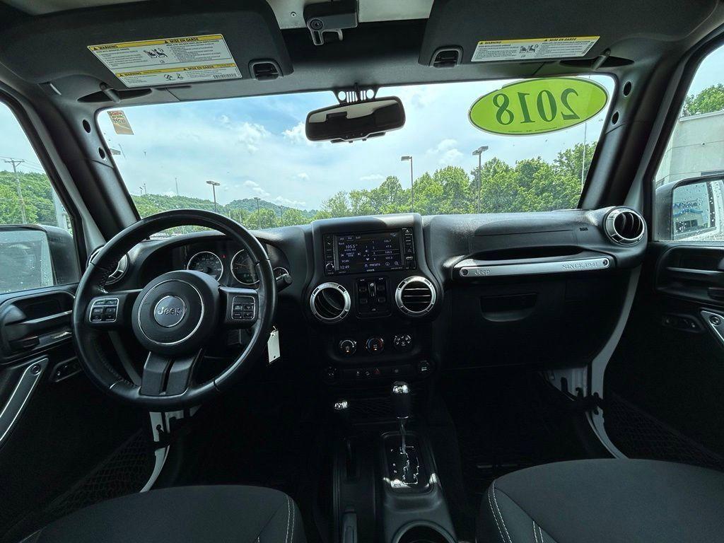 used 2018 Jeep Wrangler JK Unlimited car, priced at $21,288