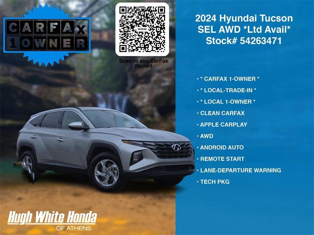 used 2024 Hyundai Tucson car, priced at $21,578