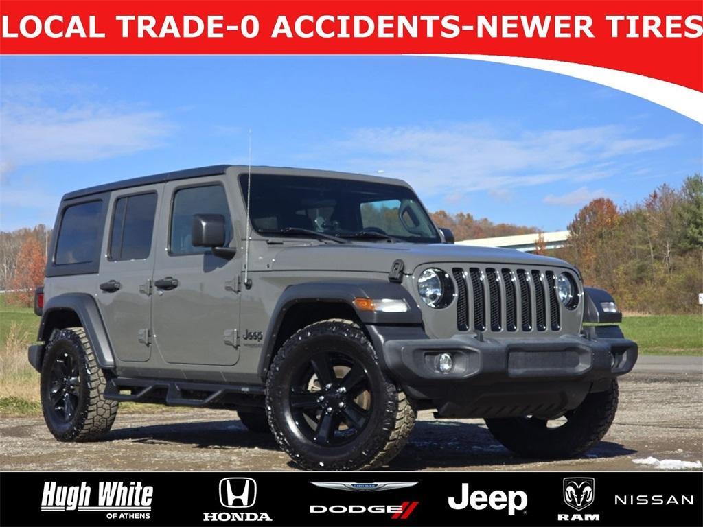 used 2020 Jeep Wrangler Unlimited car, priced at $21,076