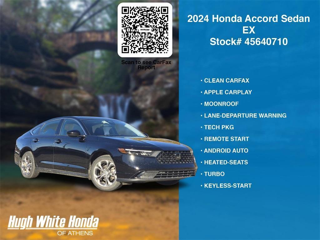 used 2024 Honda Accord car, priced at $23,923