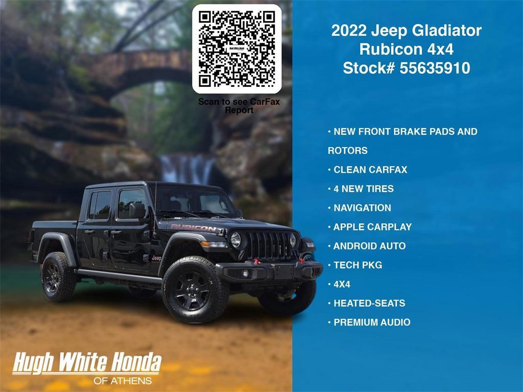 used 2022 Jeep Gladiator car, priced at $29,395