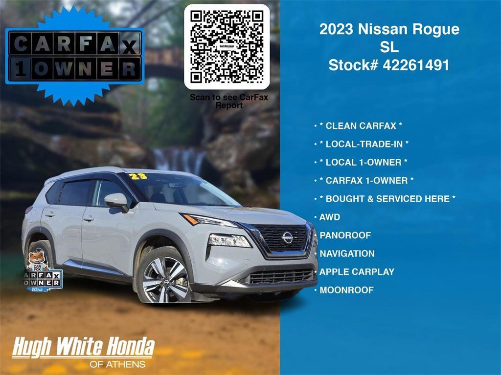 used 2023 Nissan Rogue car, priced at $25,390