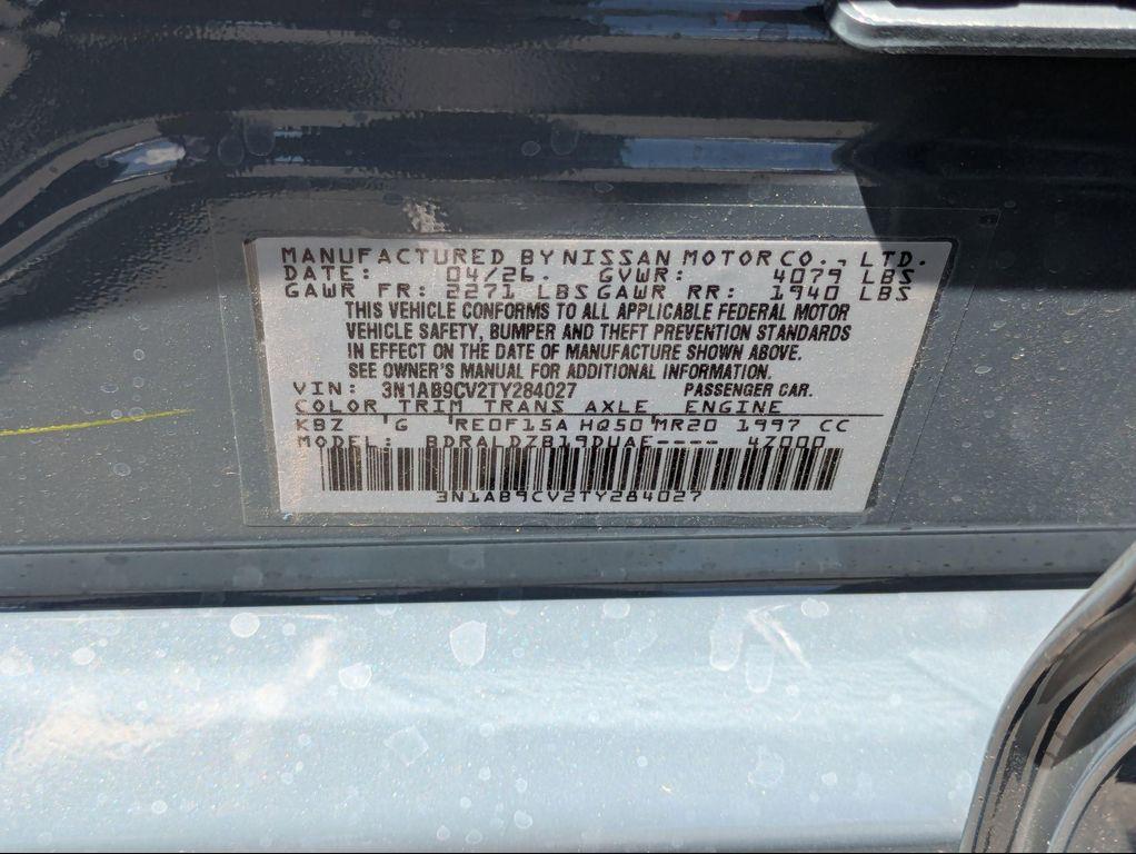 new 2026 Nissan Sentra car, priced at $26,164