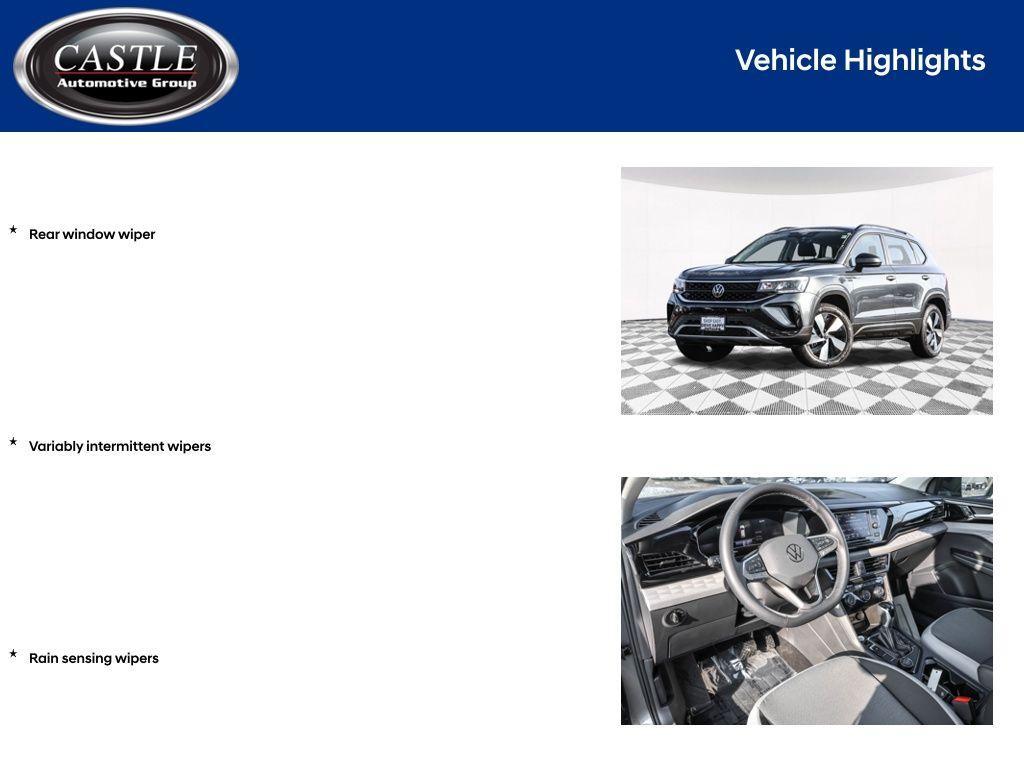 used 2024 Volkswagen Taos car, priced at $20,368