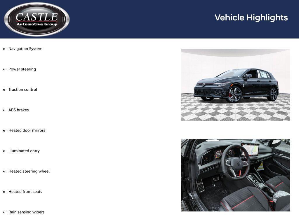 new 2026 Volkswagen Golf GTI car, priced at $39,574