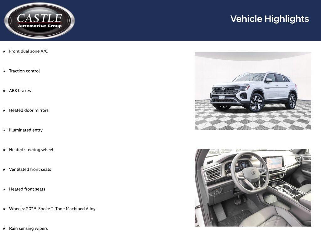 new 2026 Volkswagen Atlas Cross Sport car, priced at $43,070