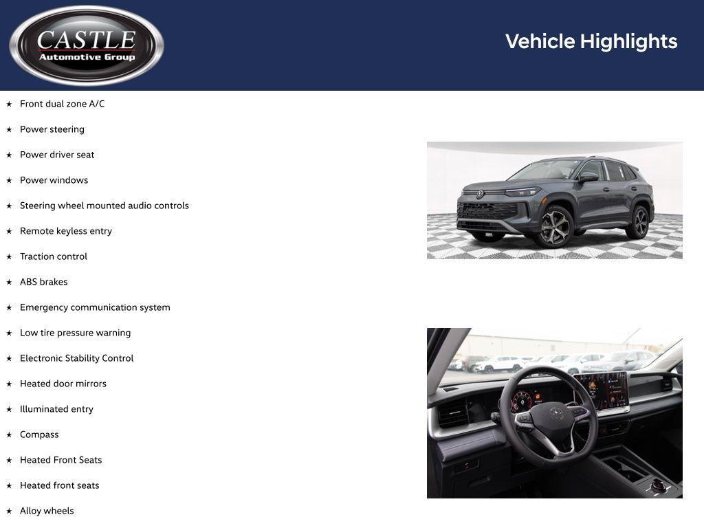 new 2026 Volkswagen Tiguan car, priced at $36,038