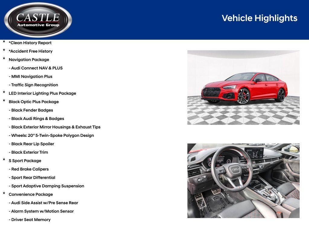 used 2024 Audi S5 car, priced at $56,330